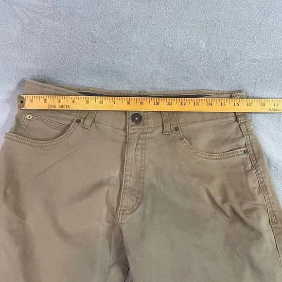 Lee Extreme Motion Pants Mens Size 34x30 Straight Fit Tapered Leg Tan Stretch - Picture 6 of 15